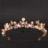 Wedding Crown Hair Jewelry Bridal  Hair Accessories Women Crown Rhinestones Crystal Tiaras Bride Queen Party Crowns Gift Bridal Headdress Wedding Hair Jewelry Bridal Hair Accessories Women Rhinestones Crystal Tiaras