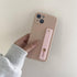 Cute Wrist Strap Soft Silicone Slim Protective Case with Strap Cover Square Silicone Phone Case For iPhone 11 13 12 Pro XR XS Max X 6 6s 7 8 Plus SE2 Candy Colors Soft Back Cover