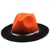 Winter Autumn Polyester Men And Women Big Fedora Hat Jazz Top Hat Autumn and Winter Solid Color Comfortable Hat Wedding Hat Fedoras Jazz Hat Outdoor 2 Mixed Colors Hats