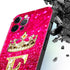 Pink Shiny Letter Phone Case For Iphone 11 7 Pro Xr X Xs Max 6 6s 8 Plus Glitter Rhinestone Phone Cover Soft Cover Shockproof Glitter Sparkle Case Girly Women Protective Pink Cover