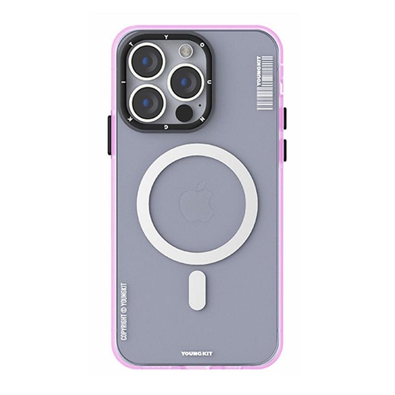 Cover Iphone 13 14 Pro Max Case Trend Magnetic Wireless Charging Cell Phone Iphone Anti-drop Case Smartphone  Magnetic Case Designed For Iphone