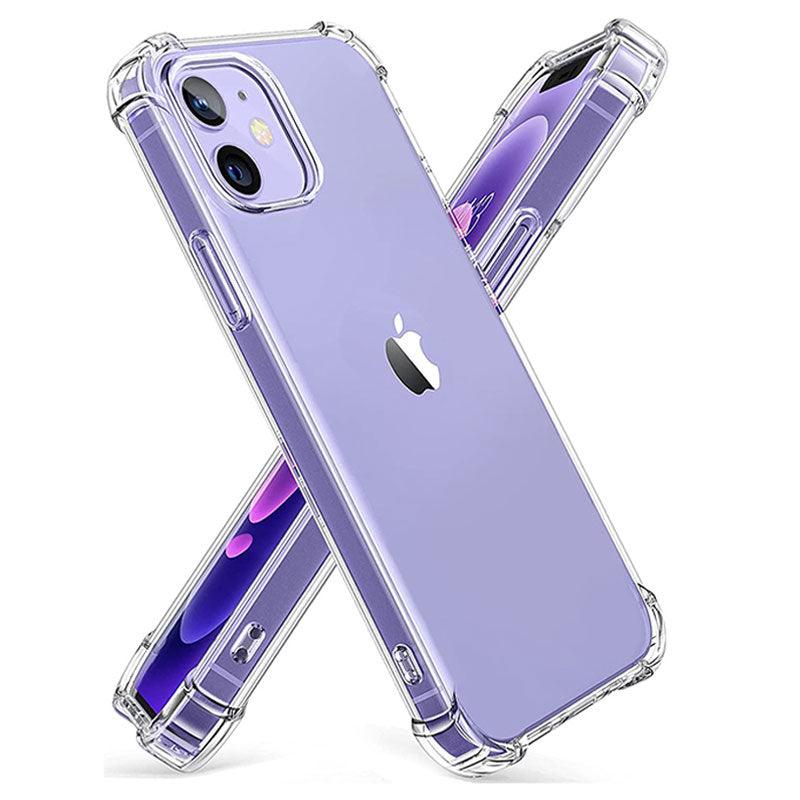 Thick Shockproof Silicone Phone Case For iPhone 14 13 12 11 Pro Max Mini X XS XR 8 7 6 Plus Lens Protection Case Back Cover Super Clear Transparent Hard Back Strong Durable Frame Cases for iPhone