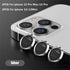 3D  Tempered Glass Metal Ring Camera Protector Cover For iphone 14 Iphone14 Pro Max 2022 Rear Lens Film Protect Cap Tempered Glass Camera Protector for iPhone