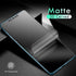 3PCS Matte Film For iPhone 14 13 12 11 Pro Max Mini Frosted Screen Protectors For iPhone X XR XS Max 6S 7 8 Plus SE3/2 Full HD Curved Edge Liquid UV Tempered Glass Exclusive Solution for Ultrasonic Fingerprint