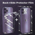 Film For iPhone 14 Pro Max Back Side Screen Protector Film for iPhone 13 Mini 12 13 Pro Max 14 Pro 14Pro Max Not Glass Temper Film Premium HD Clarity Anti-Fingerprint/Scratch Compatible with iPhone