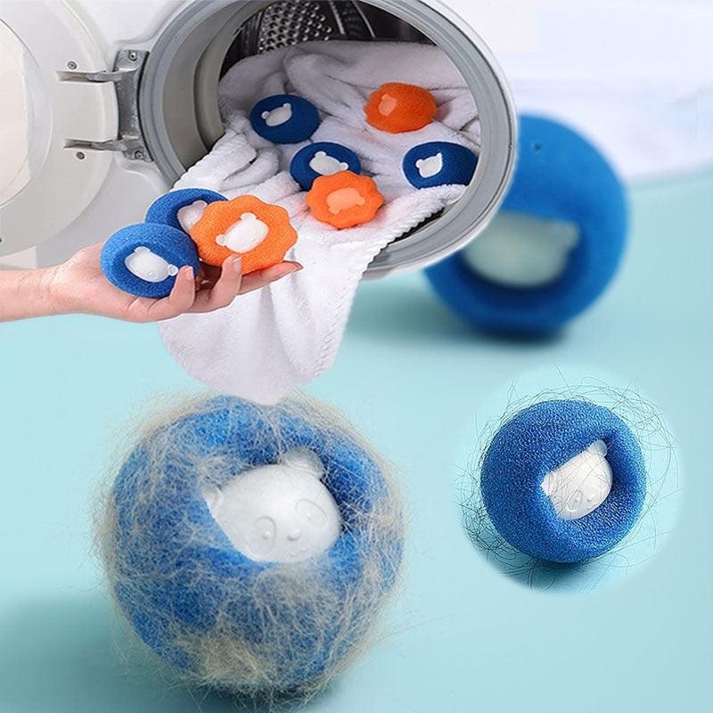 1-5pcs Pet Hair Remover Reusable Ball Laundry Washing Machine Filter Wool Sticker Cat Hair Remover Pet Fur Lint Catcher Home Reusable Pet Hair Remover Washing Machine Hair Catcher Dryer Ball Laundry Washing Scrubbing Ball