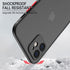 Luxury Shockproof Armor Case For iPhone 11 12 13 14 Pro Max Mini X XR XS Soft Silicone Bumper Clear Hard Cover Shockproof Soft Flat Side Bumper Translucent Hard Back Slim Phone Case