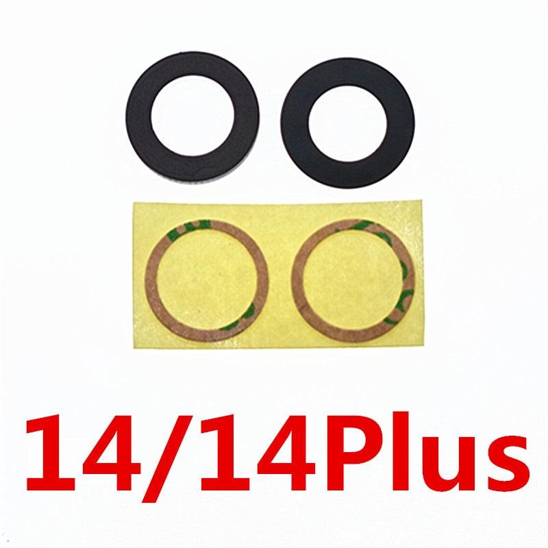 10set Back Camera Glass Lens Rear Camera Glass Glue For iPhone 11 12 13 Pro Max 13 Mini 14 14P Replace Repair Spare Part Camera Lens Protector For iPhone