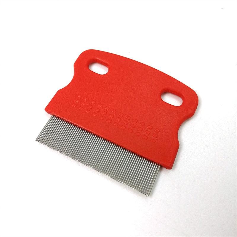 Dog Comb Remove Flea Hair Brush Hair Comb Puppy Cat Comb Dog Brush Multifunction Pet Grooming Dog Brush  Comb Pet Cat Puppy Dog Lice Comb Remover Stainless Steel Fine Teeth Pet Lice Flea Comb