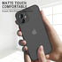 Luxury Shockproof Armor Case For iPhone 11 12 13 14 Pro Max Mini X XR XS Soft Silicone Bumper Clear Hard Cover Shockproof Soft Flat Side Bumper Translucent Hard Back Slim Phone Case