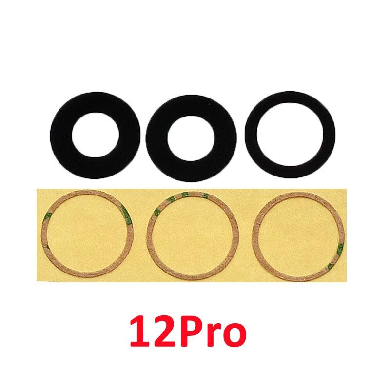 10set Back Camera Glass Lens Rear Camera Glass Glue For iPhone 11 12 13 Pro Max 13 Mini 14 14P Replace Repair Spare Part Camera Lens Protector For iPhone