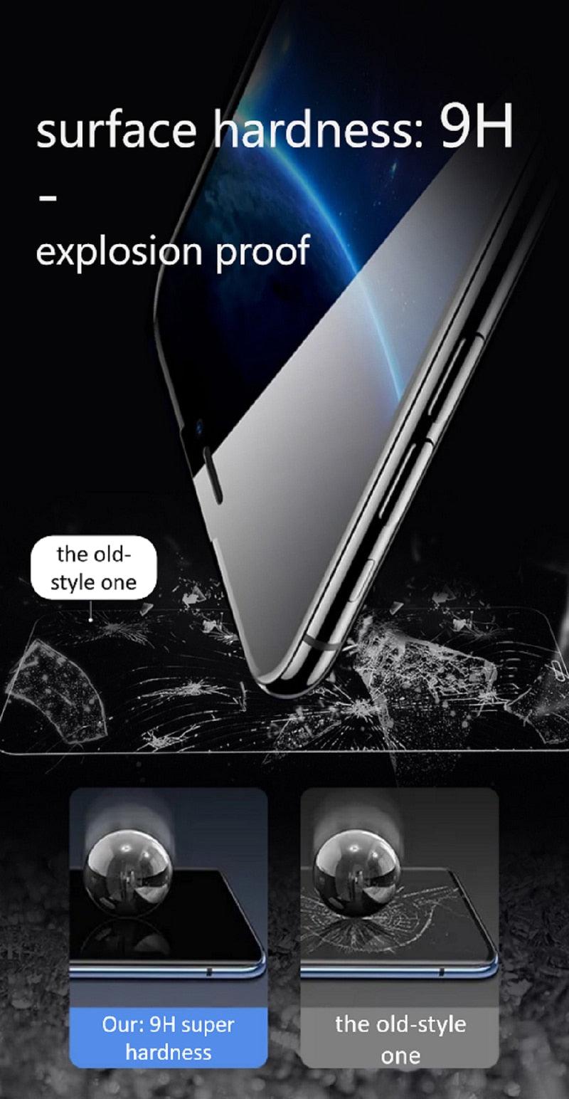 Edge to Edge Coverage Screen Protector for iPhone 14 Pro Max 12 13 Dust Free Phone Screen Protector Glass With Install  Proof Without Bubbles