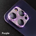 Camera Protector For iPhone 14Pro 14 13 12 Pro 11 Max Bling Glitter Diamond Metal Lens Glass Film 13Pro 14Plus 14 14ProMax Ring Shiny Diamond Metal Cover Glass Lens Protector Accessories