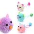 4pcs/lot Plush Mouse Cat Toy Cute Bell Mice Funny Cat Toys Cute Plush Teeth Cleaning Balls Chewing Soft Molar Toy Faux Pet Toy Colorful Plush Mouse Head with Bell Rope Cat Toy Interactive Cat Toy