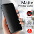 HD Matte Anti-spy Screen Protectors for Iphone 12 11 Pro Max Mini X XR XS Privacy Ceramic Film on 13 Pro MAX 6 7 8 Plus No Glass Anti-Spy Tempered Glass Film Upgrade 9H Hardness Case Friendly Easy Installation Bubble Free Screen Protector