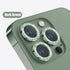 Glitter Diamond Rhinestones Metal Ring Camera Tempered Glass For iPhone 11 12 13 14 Pro Max Mini Plus Lens Protector Full Cover 9H Tempered Glass Camera Lens Protector Metal Single Ring Full Coverage Camera Lens Protector