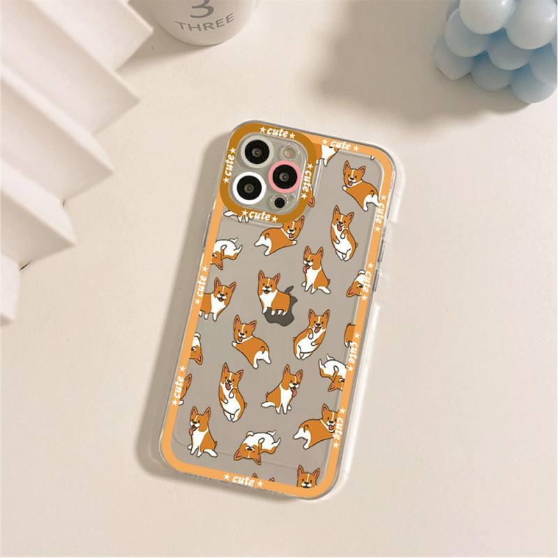 Cute Puppy Phone Case For Iphone 11 12 13 Mini Pro Max 14 Pro Max Case Shell Butt Squishy Fidget Toys Phone Case For Iphone