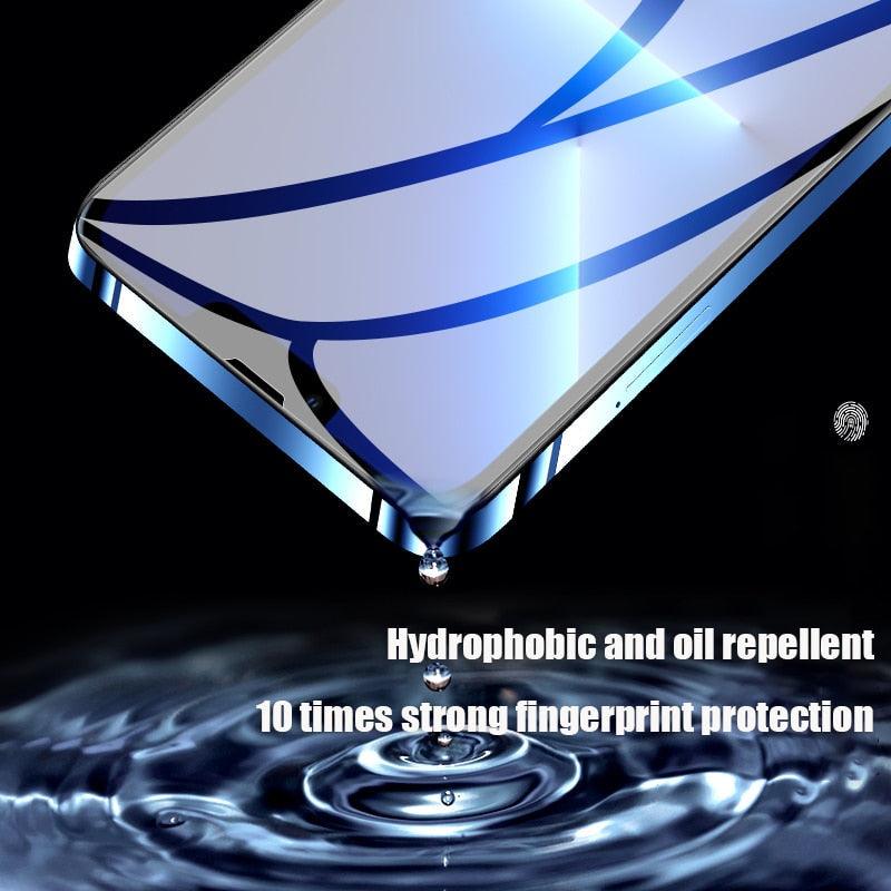 4PCS Tempered Glass On iPhone 14 13 Mini 12 11 Pro Max X XS XR 7 8 Plus SE 3 Screen Protector For iPhone 14Plus Protective Film Screen Protector iPhone Screen Protector