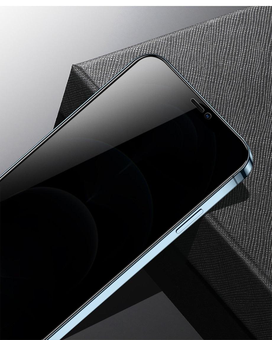 3Pcs Privacy Glass For iPhone 11 12 13 Pro Max Screen Protectors Anti-spy Tempered Glass For iPhone XR XS Max Se 6 7 8 Plus Tempered Glass Anti Spy Privacy Glass Screen Protector For iPhone