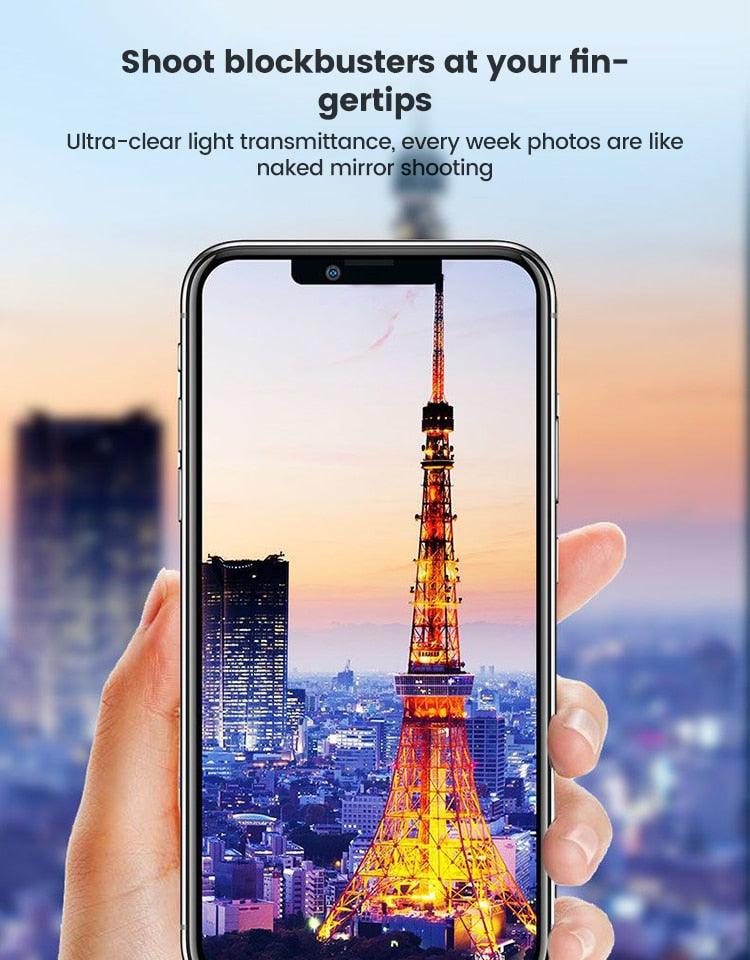 HD Camera Lens Protector 9H Hardness Anti-Scratch Camera Protector For iPhone 13 14 12 Pro Max Titanium Alloy Camera Protector for iPhone 12 13 Mini Camera Protector Lens Protection Glass Suit