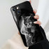 Beautiful Grey British Shorthair Cat Case For iPhone 12 13 Mini 13 11 12 14 Pro Max XS X XR 6S 7 8 Plus SE 2020 Silicone Cover Silicone Soft Black Moon Smooth Print Design