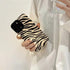 Luxury Zebra Pattern PU Leather Phone Case for iPhone 7 8 Plus X XR XS 11 12 13 14 Pro Max Soft Silicon Cover Girl Black White Zebra Print Phone Cover Black Soft Leather Black White Case For iPhone