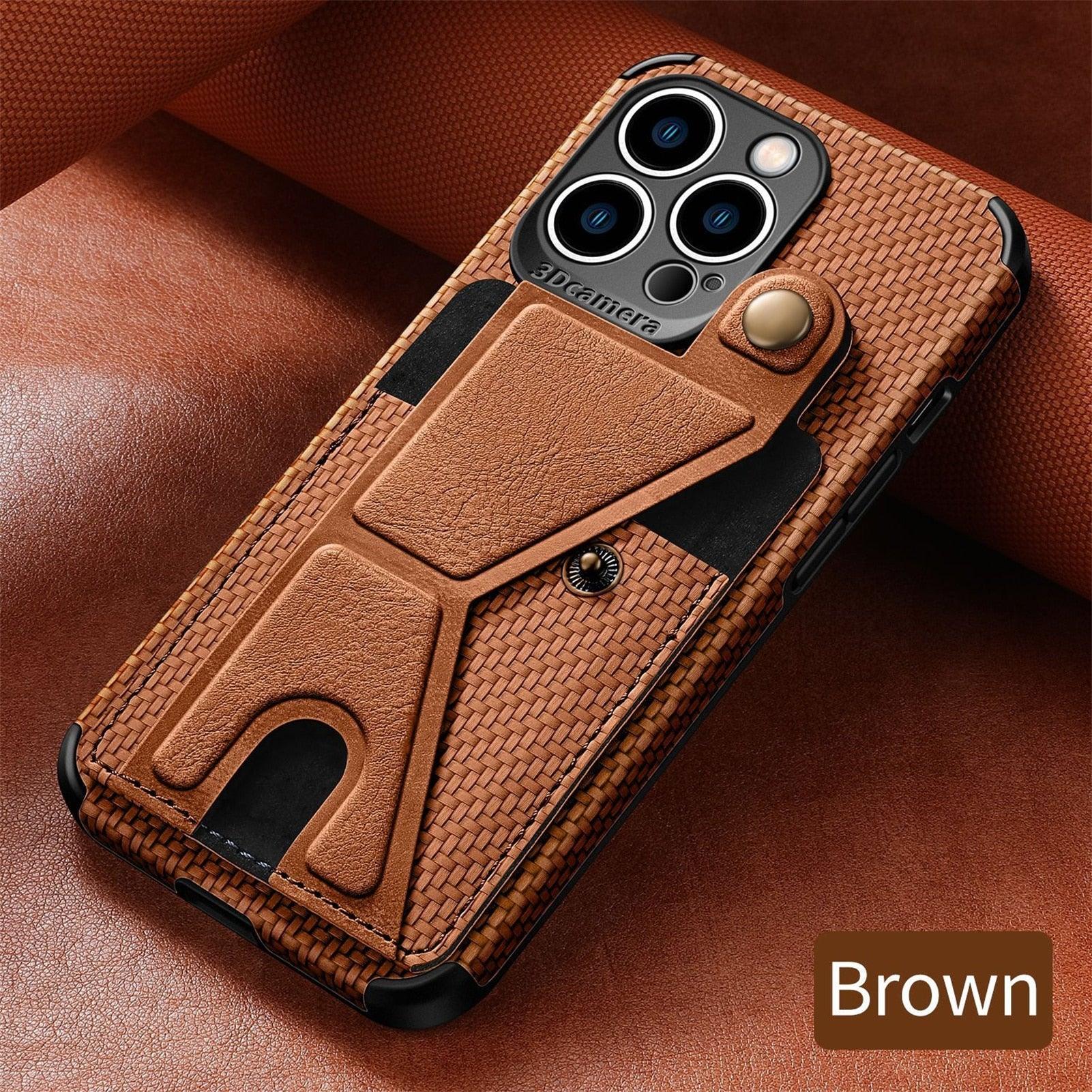 Men Green Wallet Flip Card Holder Phone Case For Iphone 13 12 Mini 14 11 Pro Xs Max Xr X Luxurious Leather Cover Mobile Phone Case With Card Compartment And Kickstand Elegant Iphone Magnetic Case