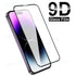 9D Anti-burst Tempered Glass For Iphone 14 Plus 13 12 11 Pro Max Mini Screen Protector Iphone X Xr Xs Max Protective Film 9h Tempered Glass Film Case-friendly Screen Protector For Iphone