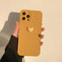 3D Love Heart Phone Case For iPhone 11 12 13 14 Pro Max X XR XS Max 7 8 Plus Soft Silicone Camera Protector Cover Case for Girl Fashion Cute Love-Heart Shape Silicone Case Shockproof Soft Back Cover Protective Case