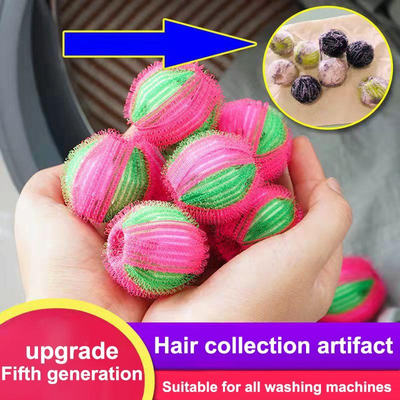 Pet Hair Remover Cat Dog Fur Lint Remover Hair Catcher Reusable Clothes Filter Ball Clean Laundry Ball Washing Machine Accessory Reusable Lint Remover Balls Laundry Filter Net and Various Laundry Washer Balls