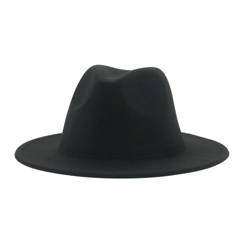 Modern Hats For Women Fedoras Winter Women Hats Simple Classic Hat Wedding Lady Retro Wide Brim Floppy Hat Men Fedora Hat Fashionable Classic Wide Brim Hat For Summer Dress Hats