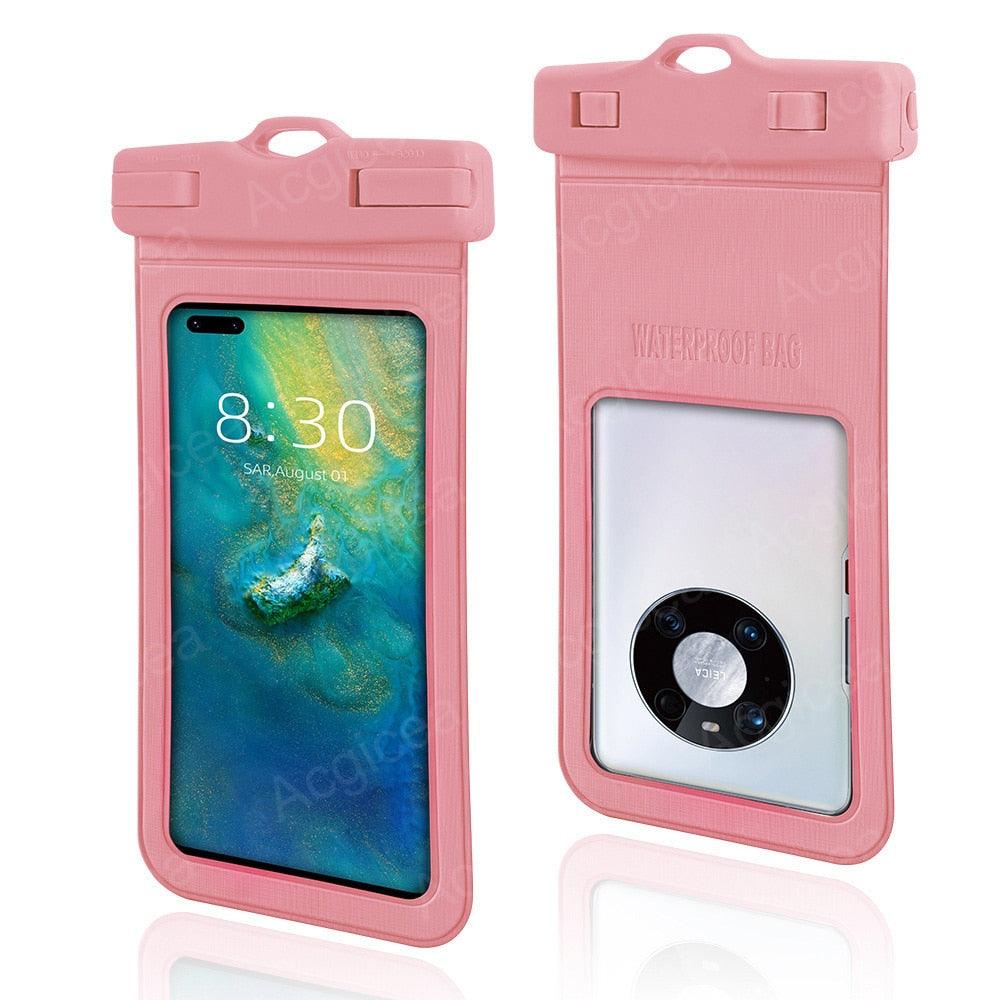 Waterproof Phone Case Pouch Protector For iPhone Cell Phone Cover Underwater Case Universal Water Proof Bag Waterproof Case Cellphone Pouch for iPhone 13 Pro Max Case & Strap