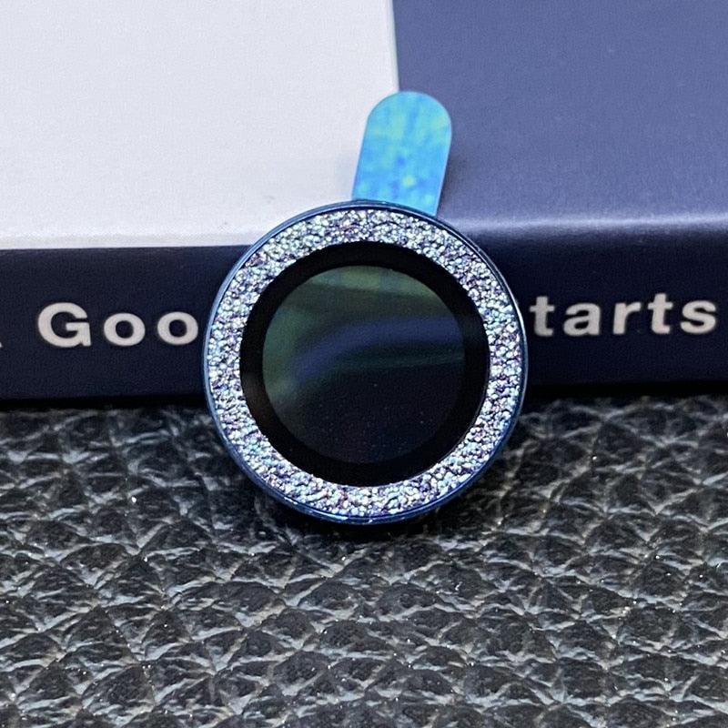 Bling Diamond Camera Lens Protector For iPhone 14 13 12 11 Pro Max Metal Ring Lens Glass Glitter Protective Cap iPhone 13 mini Camera Lens Protector Sparkle Diamond Ring Metal Alloy HD Glass for iPhone