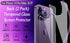 HD Clear Scratch Resistant Anti-Fingerprint Tempered Glass Film Full Screen Coverage Protector For Iphone 14 Pro Max Front Back Screen Protector HD Clarity Anti-Fingerprint Scratch Tempered Glass For Iphone 13