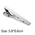 Simple Tie Clip Men Metal Copper Necktie Bar Clip Gold Silver Black 3 Bright Colors Best Gifts For Your Father Lover And Friends  Simple Classic Bar Clasp Practical Necktie Accessories Fashion Men Tie Clips Luxury Clothing Jewelry