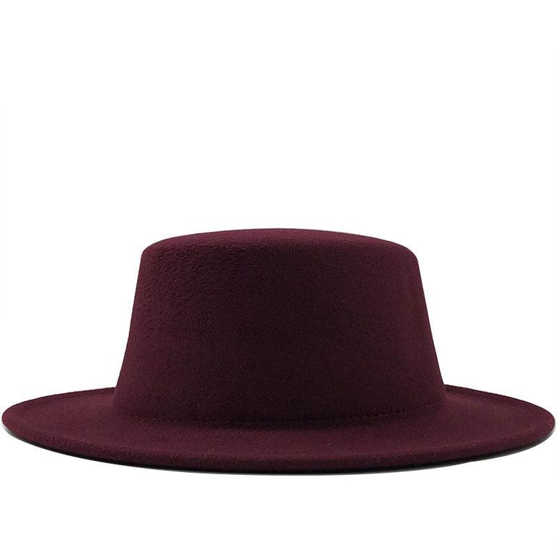 Winter Autumn Woolen Women Men Fedora Hats Fashionable Women Classic Wide Brim Fedora Hat Adjustable Big Fedoras Hat Luxury Brim Fedora Hat Summer Men Classic Hat