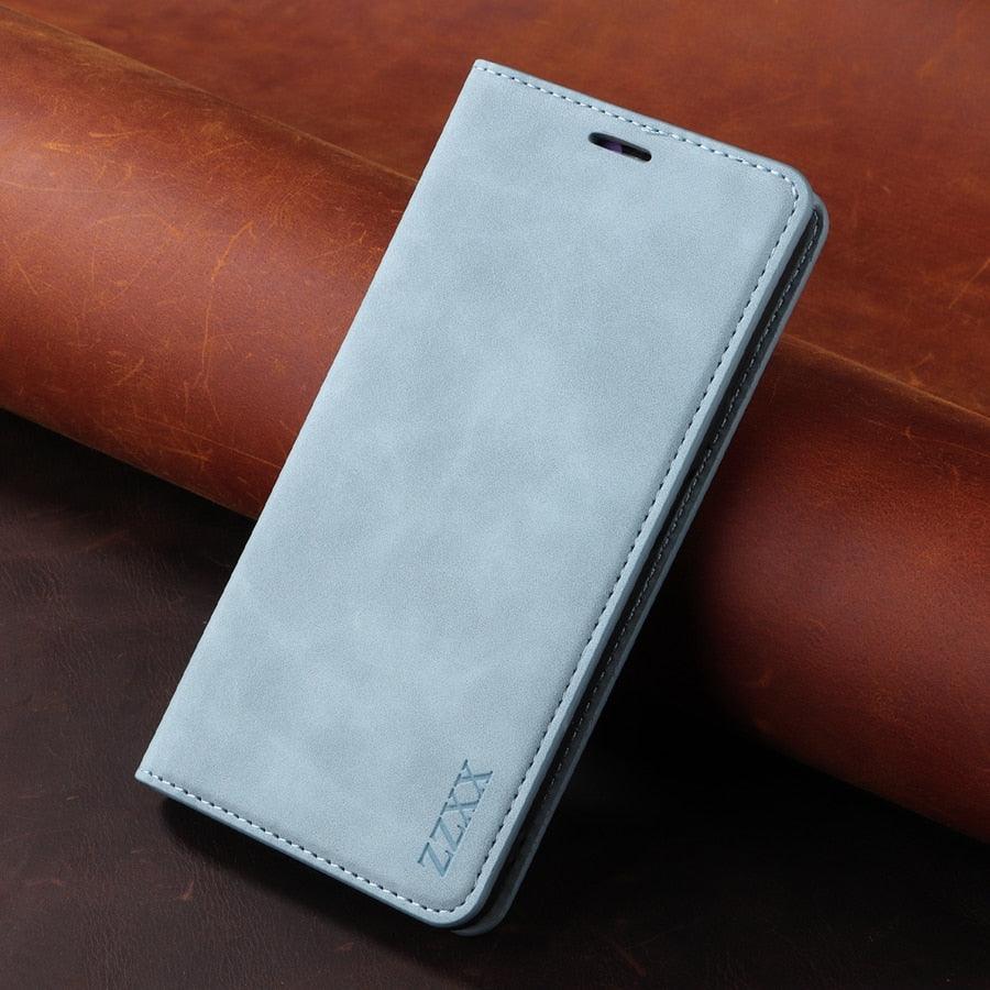 Wallet Flip Leather Case For Xiaomi Redmi 10 10C 9A 9C 9T Note 11 Pro 10S 10 Pro 9 Pro 8T 7 Poco F3 X3 X4 Pro M3 M4 Pro M5s 11T Leather Finish Inbuilt Stand & Pockets Wallet Style Flip Back Case