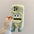 3D Cute Hairy Fluffy Fur Plush Winter Warm Phone Case For iPhone 14 13 12 11 Pro Max Plus Soft Cartoon Back Cover  Cute Fuzzy Furry Case Fashion Luxury Case