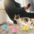 Smart Fluffy Plush Cat Ball Toys Interactive Chirping Balls Cat Kicker Toys 3 Lifelike Sounds Fun Kitty Kitten Toys  Interactive Electric Cat Ball with Sound