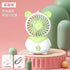 Creative Cartoon Bear Desktop Mini Fans Big Wind Desktop Portable USB Charging Handheld Fan Portable Air Conditioning Handheld Cooling Fan Charging Usb Fan Portable Handheld Fan