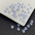 50PC/lot 8mm Frosted Gradient Color Star Beads Glass Loose Spacer Beads for Jewelry Making Handmade Accessories Acrylic Beads Star Shape Beads in Beads Spacer for Jewelry Making