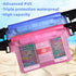 Waterproof Waist Bag Screen Touchable Phone Bag With Adjustable Belt 3 Layers High Waterproof Sealing Swimming Bag Large Size Transparent Underwater Protection Bag For iPhone Mobile Phone Pouch