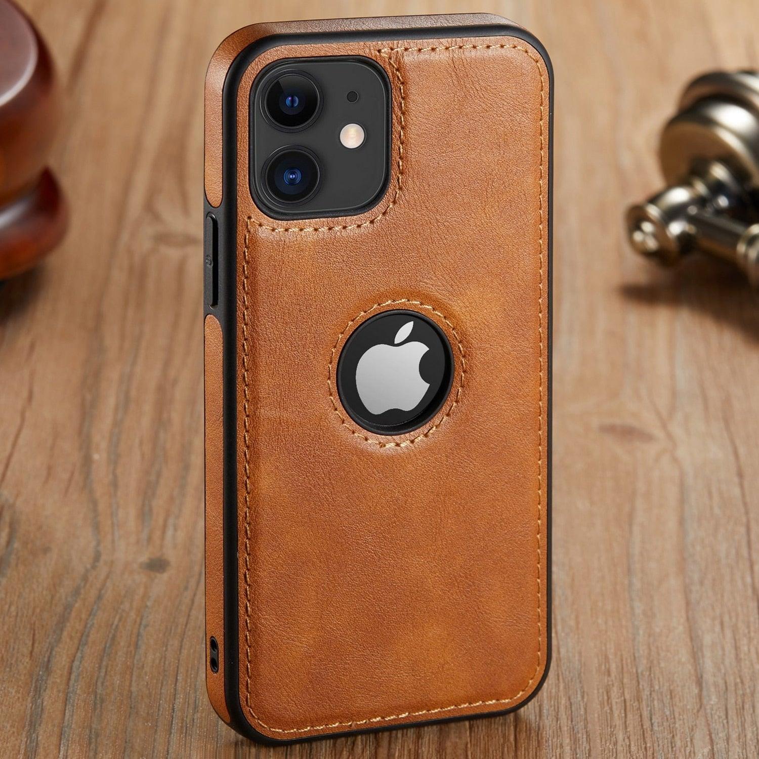 Luxury PU Leather Phone Case For iPhone 14 pro max  13 Pro max 11 12 Pro Max XR XS Max X 7  Plus  case leather Slim  Back Cover Compatible with iPhone 13 Pro Case Slim Leather Classic Luxury Elegant Phone Cover