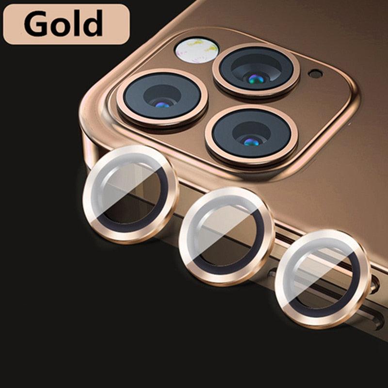 HD Camera Lens Protector 9H Hardness Anti-Scratch Camera Protector For iPhone 13 14 12 Pro Max Titanium Alloy Camera Protector for iPhone 12 13 Mini Camera Protector Lens Protection Glass Suit