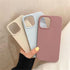 Unique Solid Color Soft Silicone Phone Cases For iPhone 13 12 11 14 Pro Max X XR XS Case For iPhone 12 13 Pro 7 8 SE Cover Silicone Phone Cover Ultra Slim Shockproof Protective Case for iPhone 14