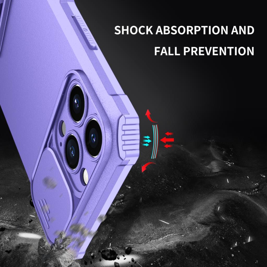 Unique Cover with Camera Protection Heavy Duty Shockproof Protective iPhone 13 Pro Case ShockProof Case For iPhone 13 12 11 Pro Slide Camera Protection Case Dual Layer Armor Case Back Cover