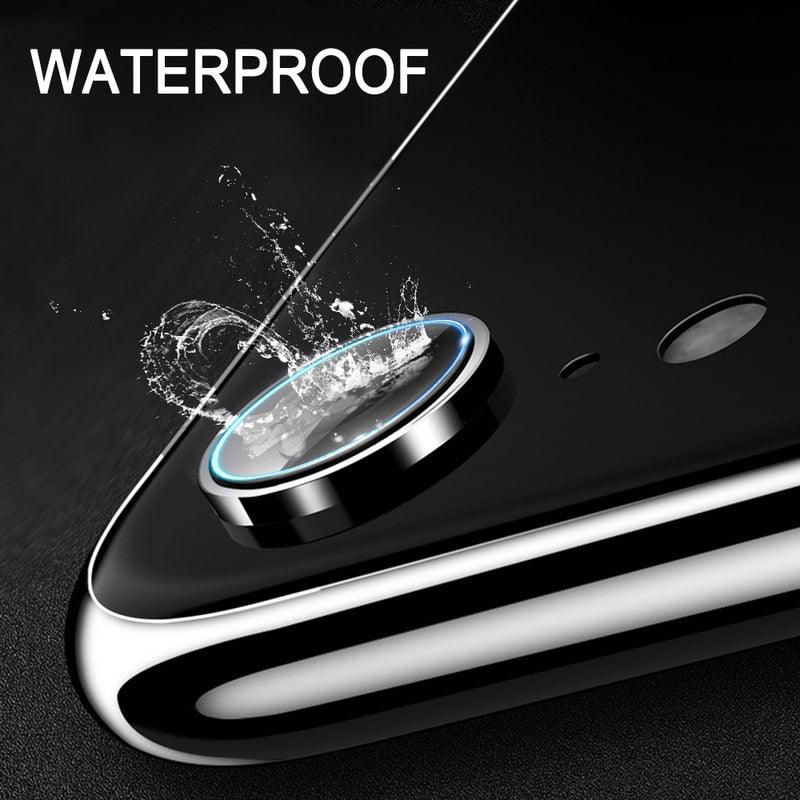 3PCS Ultra-thin Tempered Glass Camera Lens Film For iPhone Xr Rear Camera Len HD Protector Anti-scratch Phone Film Camera Ring Lens Protector with Glass Compatible for iPhone