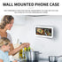 White Phone Holder Waterproof Phone Case Bathroom Shower Phone Holder Stand Box Wall Mounted Shower Case Bracket Full Body Waterproof Shockproof Phone Case Clear Protective Cover Case