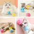 Smart Fluffy Plush Cat Ball Toys Interactive Chirping Balls Cat Kicker Toys 3 Lifelike Sounds Fun Kitty Kitten Toys  Interactive Electric Cat Ball with Sound