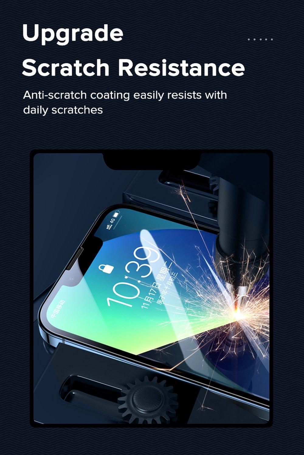 2PCS 9H Tempered Glass For iPhone 13 Pro Max 12 11 X XR XS 7 8 8P Max Full Cover Ultra-HD Screen Protector for iPhone 13 Tempered Glass Film with Auto Alignment Tool Easy Installation 99% HD Clear 9H Hardness Bubble Free Screen Protector For iPhone